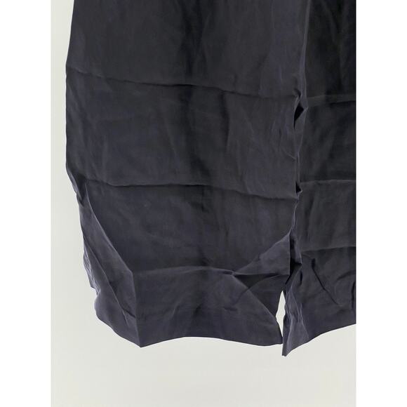 TED BAKER LONDON Women's Navy Pleated Wide-Leg High-Rise Pant SZ 1/US4 - Picture 6 of 10